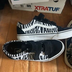 Vans Zebra Print Velcro